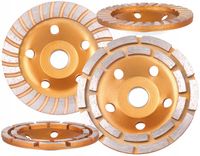 ZESTAW TARCZA DO SZLIFOWANIA BETONU KLINKIERU GARNKOWA DIAMENTOWA 125MM MOC