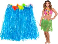 SPÓDNICA HAWAJSKA SPÓDNICZKA ALOHA Z KWIATAMI