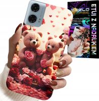 ETUI DO MOTOROLA G24 / G04 - MISIE, LOVE YOU, SERCA WIELE WZORÓW CASE