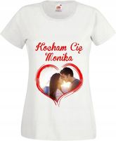 FOTO KOSZULKA Z WŁASNYM napisem NADRUKIEM ZDJĘCIEM