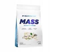 ALLNUTRITION MASS ACCELERATION 3000g GAINER MASA BIAŁKO WĘGLOWODANY ENERGIA