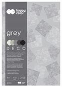 BLOK DECO GREY A4/20 170G/M2 5 KOLORÓW 4926 A'5