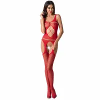 passion bs057 bodystocking kabaretka czerwony uniwersalny rozmiar