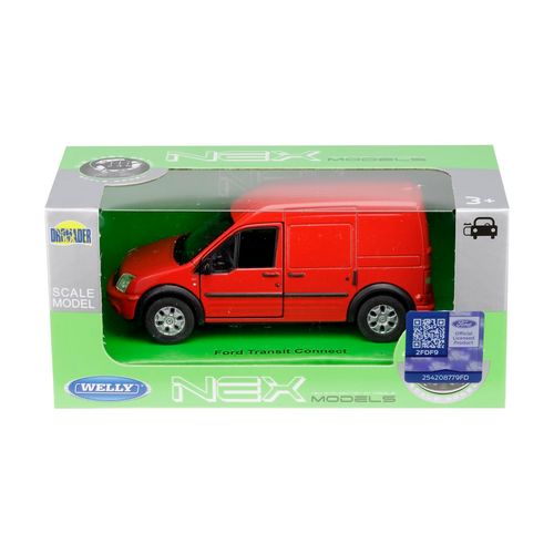 Model 1:34, Ford Transit Connect, czerwony na Arena.pl