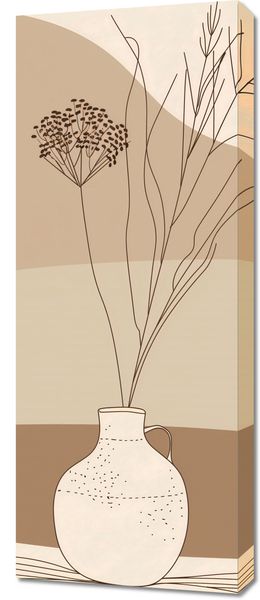 Obraz 40x100cm Kojący Wazon zdjęcie 1
