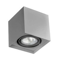 Downlight lampa sufitowa SQUARES 45811-0000-U8-PH-01 metalowa kostka szara