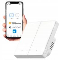 SONOFF INTELIGENTNY PRZEŁĄCZNIK ŚCIENNY WIFI M5-2C-86W MATTER 2-KANAŁOWY