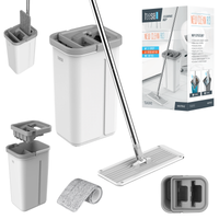 Mop dwukomorowy Teesa New Clean R13 płaski 2x mikrofibra 5,7L