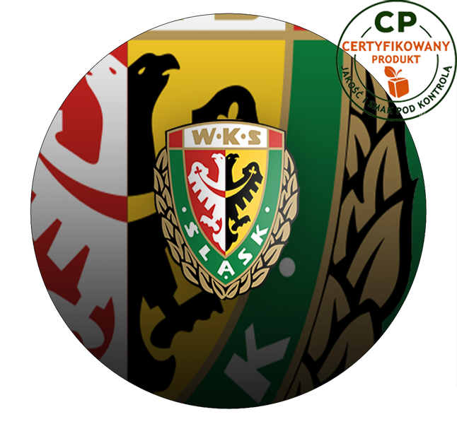 Opłatek na tort WKS Śląsk Wrocław zdjęcie 1