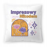 Poduszka Dla Nikodema Na Urodziny Ze Zdjęciem Na Prezent Biała 40X40 Cm