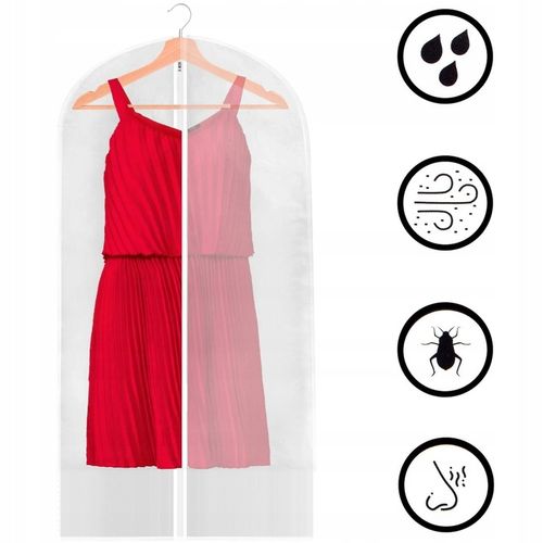 POKROWIEC NA UBRANIA ODZIEŻ PŁASZCZ GARNITUR KOSZULĘ 150 cm DUŻY ORGANIZER na Arena.pl