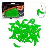 SZTUCZNY robak JAK ŻYWA PRZYNĘTA 50szt GREEN