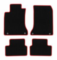 Dywaniki welurowe CARLUX-RED do Infiniti Q30 2015-2019, czarne/czerwone