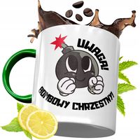Kubek Zielony Dla Chrzestnego Na Urodziny Prezent Z Nadrukiem Ze Zdjęciem