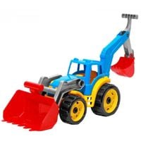 Traktor Koparka Łyżka Niebieski 3671