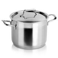 Garnek stalowy z pokrywką ANETT 16 cm, 2,3 l