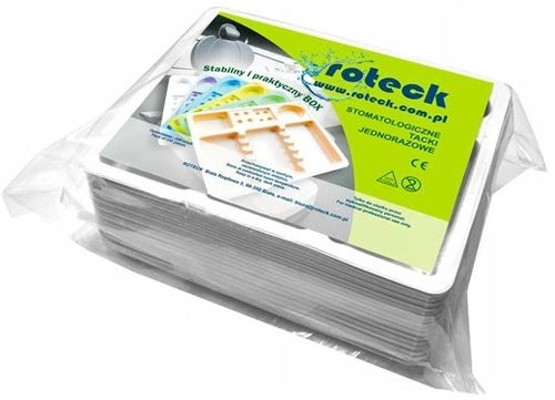 Tacki jednorazowe Stomatologiczne Białe 100szt na Arena.pl