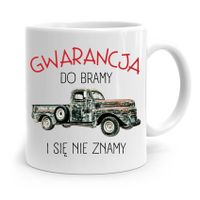 Kubek Prezent Dla Mechanika Gwarancja Do Bramy Z Nadrukiem Ze Zdjęciem