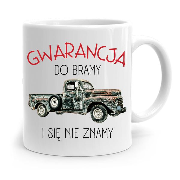 Kubek Prezent Dla Mechanika Gwarancja Do Bramy Z Nadrukiem Ze Zdjęciem zdjęcie 1