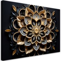 Obraz do biura - Kwiaty 3D AI 120x80