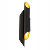 Lampa Ścienna LIBRA Dwustronny Czarny Złoty 4xE14 43cm Kinkiet Do Pokoju