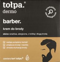 TOŁPA DERMO BARBER KREM DO BRODY SKÓRA WRAŻLIWA ALERGICZNA 50 ML