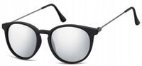 LENONKI okulary damskie męskie Montana czarne REVO