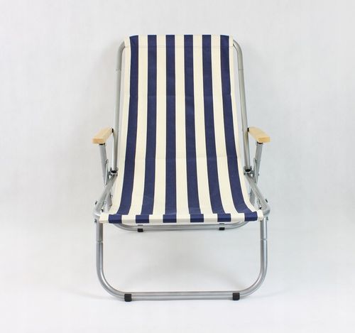 Leżak plażowy składany do torby MAX 150 KG, tradycyjny, aluminiowy na Arena.pl