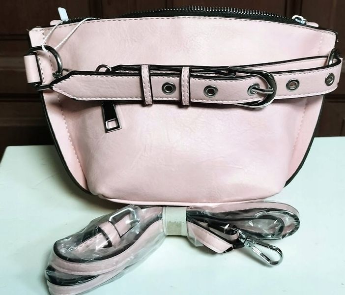 Torebka mała długi pasek PDROWY RÓŻ NOWOŚĆ zdjęcie 1