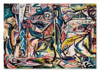 Plakat pollock obraz abstrakcyjny 61x91 cm