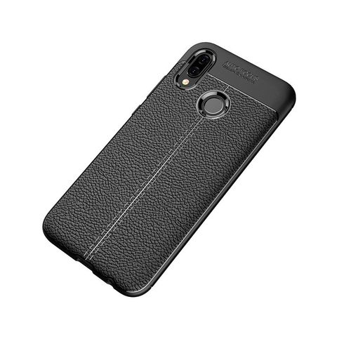 Litchi Pattern Etui Huawei P20 Lite czarne na Arena.pl