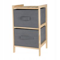 Półka Szafka Łazienkowa z szufladami 2 poziomy 46 cm Półki Scandi Loft