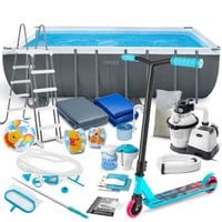 Basen ogrodowy stelażowy 549 x 274 x 132 cm 21w1 INTEX 26356 + hulajnoga GRATIS Basen ogrodowy stelażowy 549 x 274 x 132 cm 21w1 INTEX 26356 + hulajnoga GRATIS