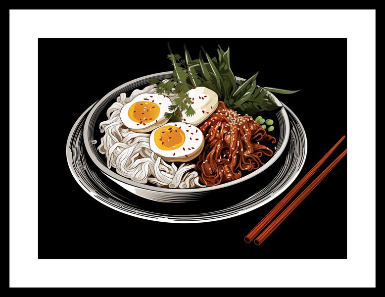 Plakat 35x25cm Ramen w Sztuce zdjęcie 3