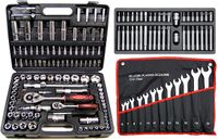 ZESTAW KOMPLET NARZĘDZIOWY KLUCZE NASADOWE 160 SZT + YATO