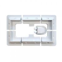 KOMPLET UCHWYTÓW MONTAŻOWYCH DO PANELI SŁONECZNYCH ABS UV ODPORNY