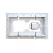 KOMPLET UCHWYTÓW MONTAŻOWYCH DO PANELI SŁONECZNYCH ABS UV ODPORNY