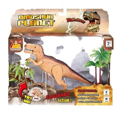 DINOZAUR NA BATERIE BRĄZOWY 3289 na Arena.pl