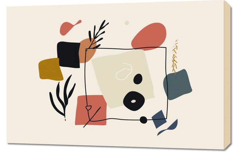 Obraz 90x60cm Abstrakcyjny Dialog zdjęcie 1