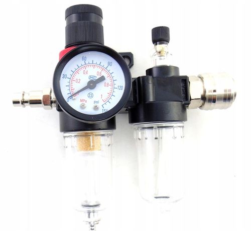 ODWADNIACZ FILTR POWIETRZA REDUKTOR NAOLEJACZ 1/4 na Arena.pl