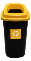 Kosz do segregacji SORTBIN 45L żółty na plastik