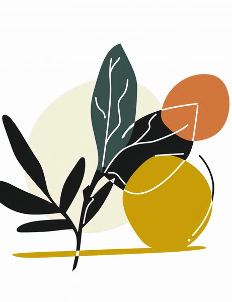 Plakat 50x65cm Elegancka Flora zdjęcie 1