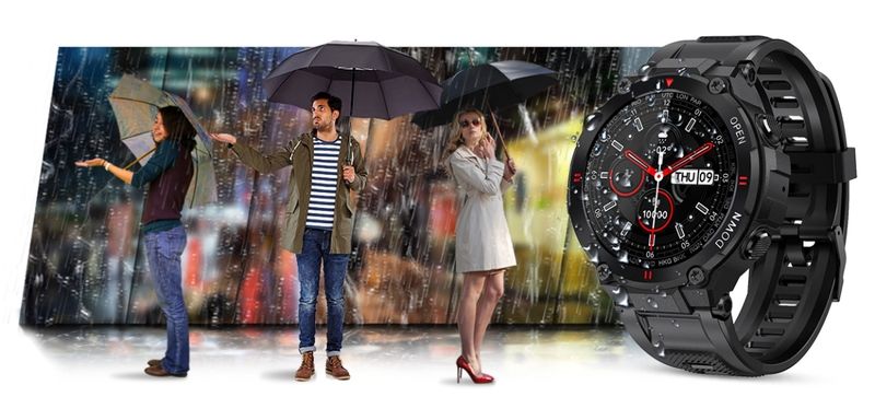 smartwatch giewont czarny gw430-1 zdjęcie 15