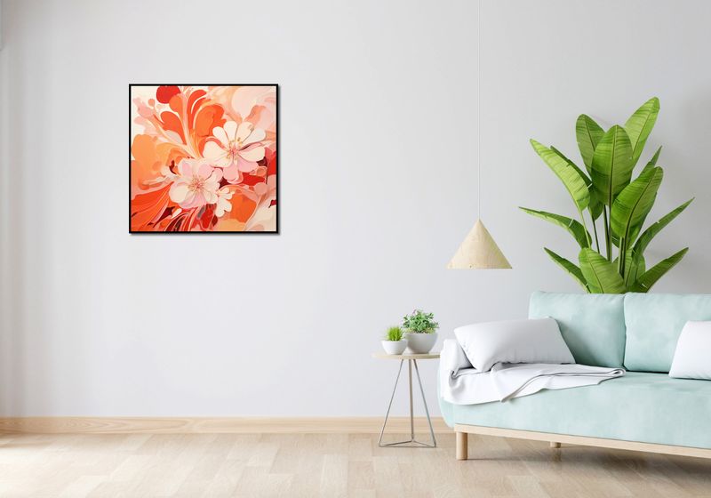 Plakat 70x70cm Taniec Kwiatów zdjęcie 4