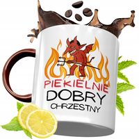 Kubek Bordowy Dla Chrzestnego Na Urodziny Prezent Z Nadrukiem Ze Zdjęciem