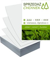 Ulotki A4 100 szt reklamowe firmowe duży wybór wzorów SPRZEDAŻ CHOINEK