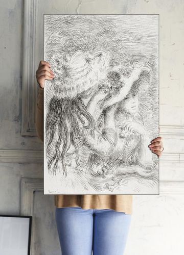 Le Chapeau épinglé, Pierre-Auguste Renoir - plakat 42x59,4 cm na Arena.pl