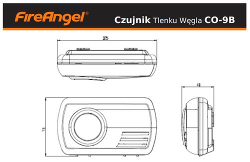 Czujnik tlenku węgla FIREANGEL CO-9D na Arena.pl