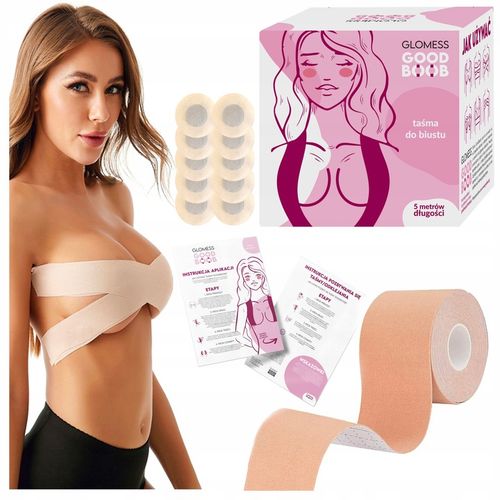 ORYGINALNA TAŚMA DO BIUSTU GLOMESS GOOD BOOB TAPE MODELUJĄCA BIUST DEKOLT na Arena.pl