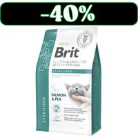 brit gf veterinary diets cat sterilised 2kg